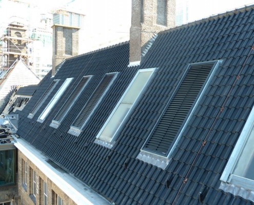 Pitched roofs / roof grille