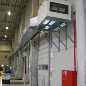 Air curtain type SDZ for multiple doors