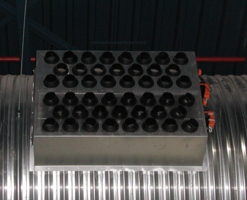 Nozzle grille type SPR-RK with regulation control